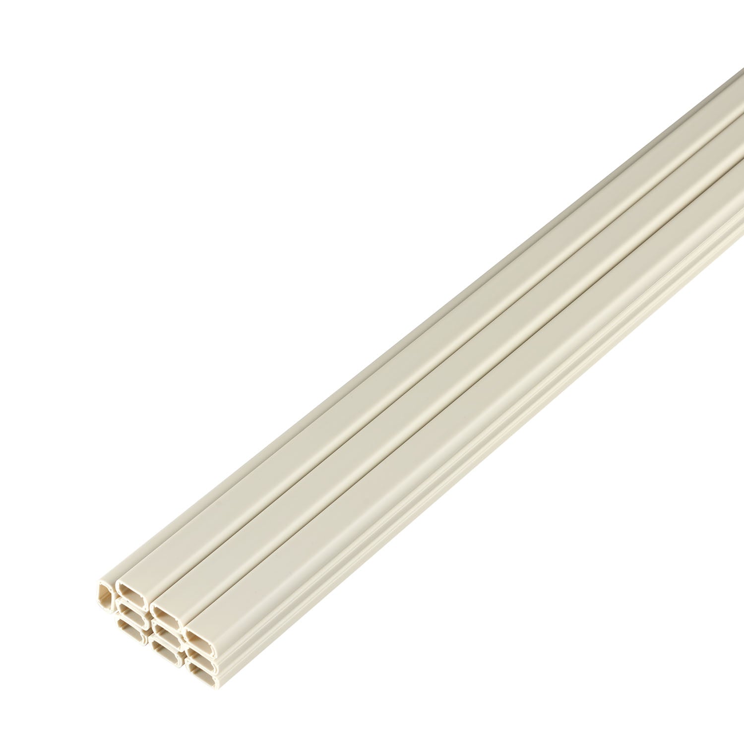 朝日電器（ELPA） 21mmx2.0m ﾃｰﾌﾟ付ﾓｰﾙ(ﾌﾟﾗｽﾁｯｸ/ﾐﾙｷｰ/10本) M-T2210P(M)