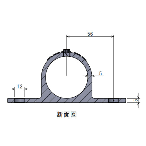 ESCO（エスコ） 48.6mm ﾊﾟｲﾌﾟｼﾞｮｲﾝﾄ(両締ﾎﾞﾙﾄ止金具/平面用 EA948TF-14A