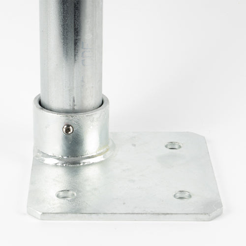 ESCO（エスコ） 140x140mm/Φ48.6mmﾊﾟｲﾌﾟ用ﾍﾞｰｽ(ｺｰﾅｰ用) EA948TF-23BA