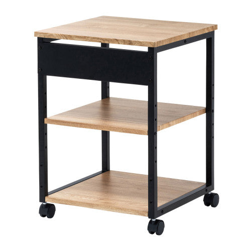 サンワサプライ 500x500x700mm  プリンターラック(木目） LPS-118LM