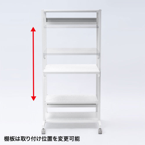 サンワサプライ 650x610x1353mm  立ち作業用デスク RAC-505