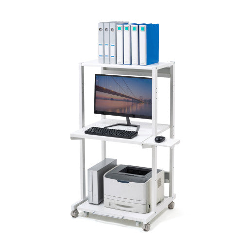 サンワサプライ 650x610x1219mm  立ち作業用デスク RAC-506