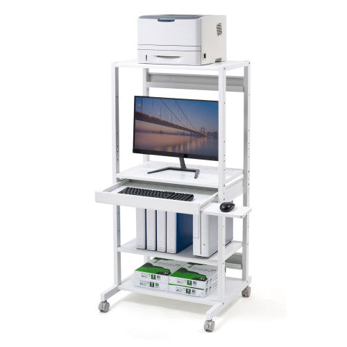 サンワサプライ 650x610x1353mm  立ち作業兼用デスク RAC-507