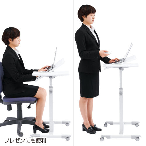 サンワサプライ 700x450x700-880mm パソコンデスク NPC-10W