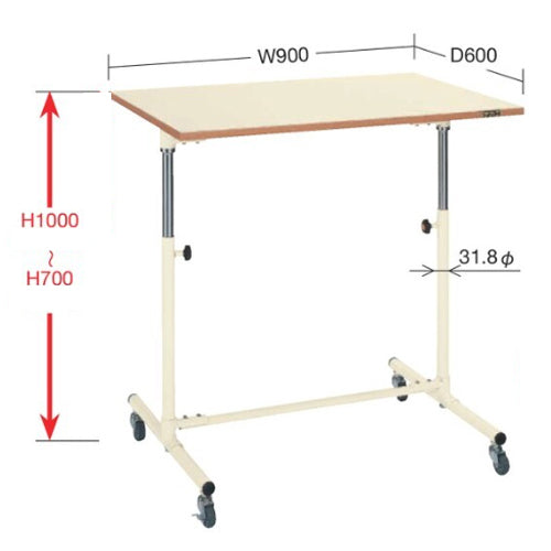 サカエ 900x600x700-1000mm/50kg ｾﾙ作業台(昇降) CL-6045PI