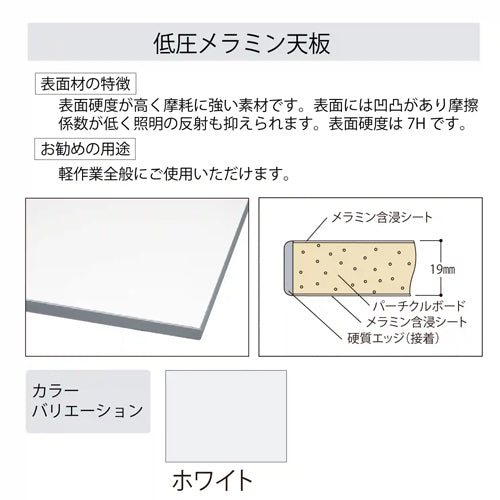 山金工業 1800x900x826mm/150kg ﾜｰｸﾃｰﾌﾞﾙ(ｷｬｽﾀｰ付) SUPC-1890-WW