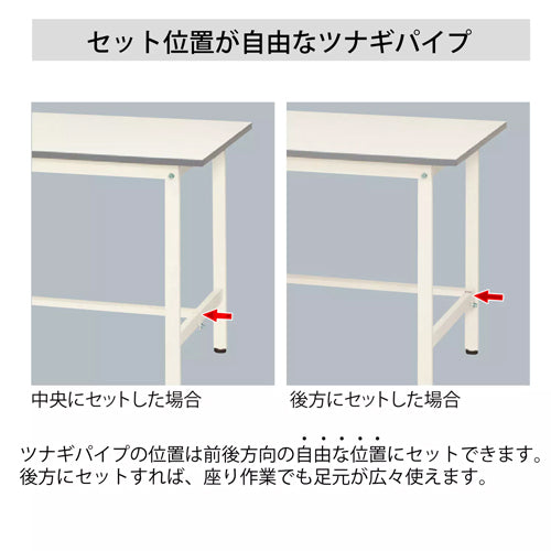 山金工業 1800x900x826mm/150kg ﾜｰｸﾃｰﾌﾞﾙ(ｷｬｽﾀｰ付) SUPC-1890-WW