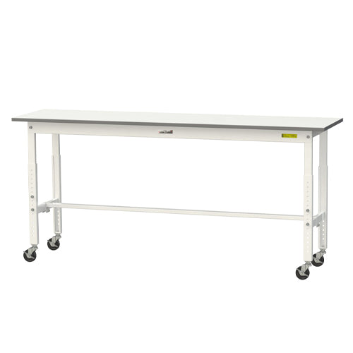 山金工業 1800x450x685-985mm ﾜｰｸﾃｰﾌﾞﾙ(ｷｬｽﾀｰ付) SUPAC-1845-WW