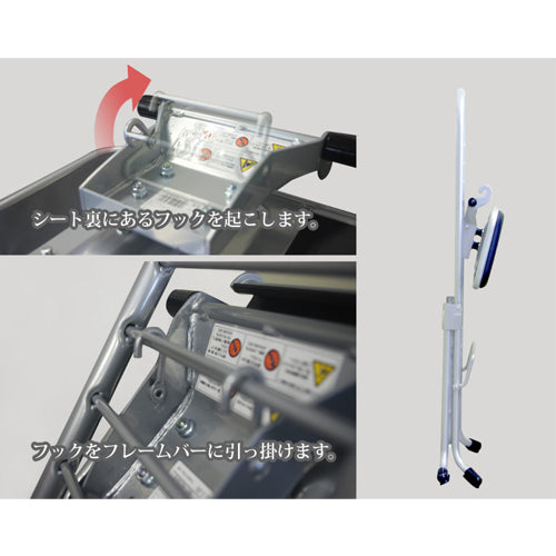 ESCO（エスコ） ワークチェアー(高さ調整式/座面固定) EA956XW-56