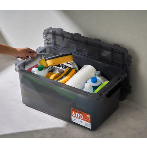 アイリスオーヤマ（IRIS OHYAMA） 637x372x328mm 車載ケース(樹脂製/透明) SMB-600