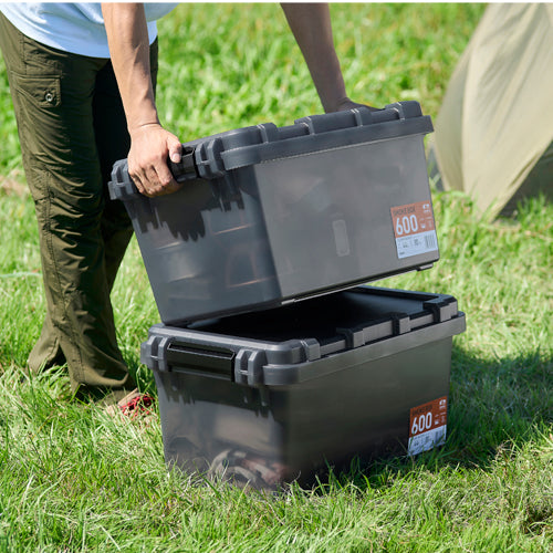 アイリスオーヤマ（IRIS OHYAMA） 637x372x328mm 車載ケース(樹脂製/透明) SMB-600