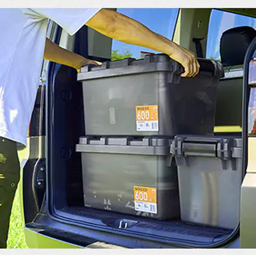 アイリスオーヤマ（IRIS OHYAMA） 637x372x328mm 車載ケース(樹脂製/透明) SMB-600