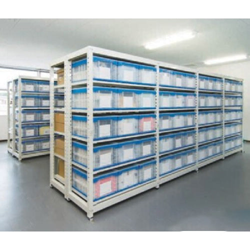 サカエ 1200x570x1950mm ｺﾝﾃﾅﾌﾟﾙﾗｯｸ(50L/連結用) MR-1950B2LR