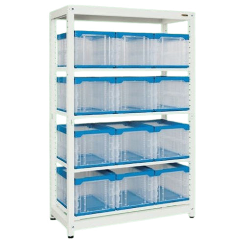 サカエ 1250x570x1950mm ｺﾝﾃﾅﾗｯｸ(50L) MR-1950BL