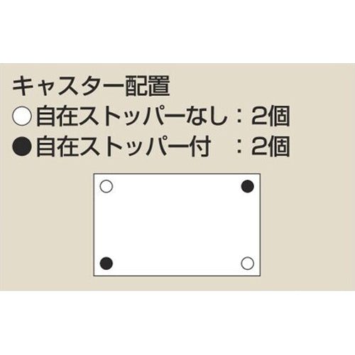 サカエ 875x450x1300mm/4段 軽量ｷｬｽﾀｰﾗｯｸ NWR-8124