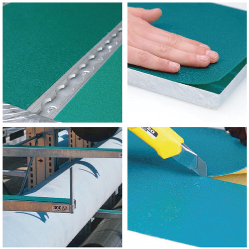 ESCO（エスコ） 200x2500mm ﾌｫｰｸﾘﾌﾄ用滑止ｸﾞﾘｯﾌﾟ(ｼｰﾙ付) EA981ZA-6