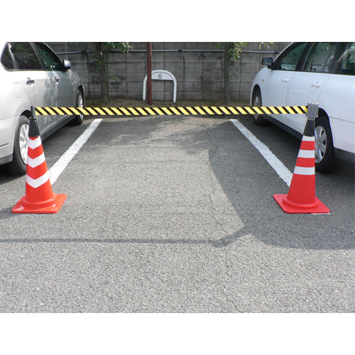 ミツギロン 60mm/5m コーン用標識テープ(手動巻取) ※ESCOオリジナルセット品