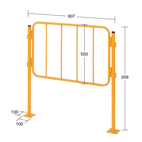 サカエ 907x 938mm ｾｰﾌﾃｨﾌｪﾝｽ(ｽﾁｰﾙ) NSF-901MT