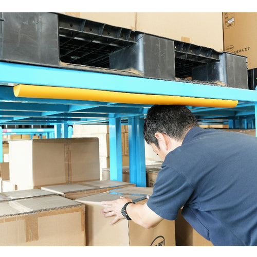カーボーイ 35x18x900mm ｸｯｼｮﾝｶﾞｰﾄﾞ(黄/2本/ﾏｸﾞﾈｯﾄ式) ACMAG200