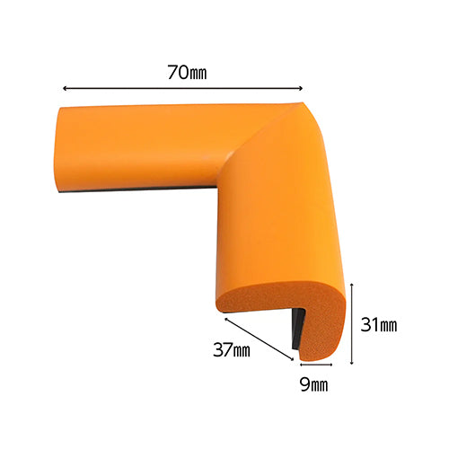 カーボーイ 70x70x 31mm ｺｰﾅｰｶﾞｰﾄﾞ(黒/2本/ﾏｸﾞﾈｯﾄ式) ACMAG32