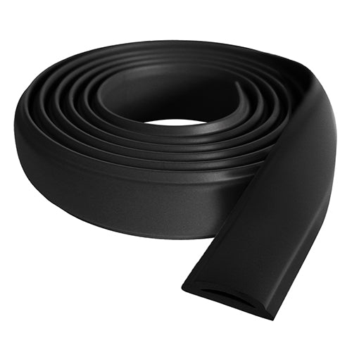 カーボーイ 27x 8x2000mm クッションガード(D型/黒) ACD2010BK