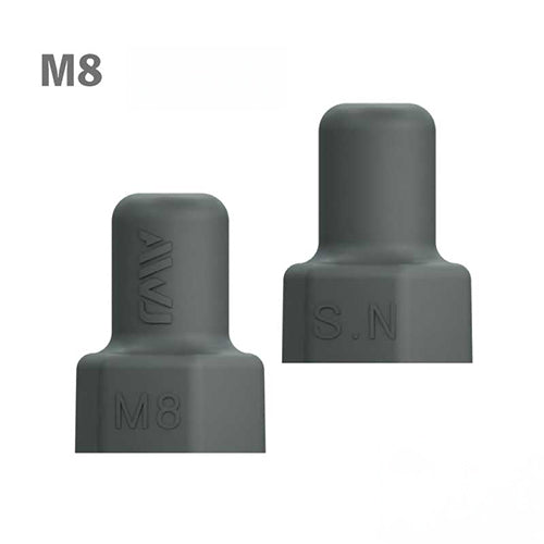 AWJ M8 ｼﾝﾝｸﾞﾙﾅｯﾄ用保護ｷｬｯﾌﾟ(ｴﾗｽﾄﾏｰ/ｸﾞﾚｰ/2個) EC30204-0008