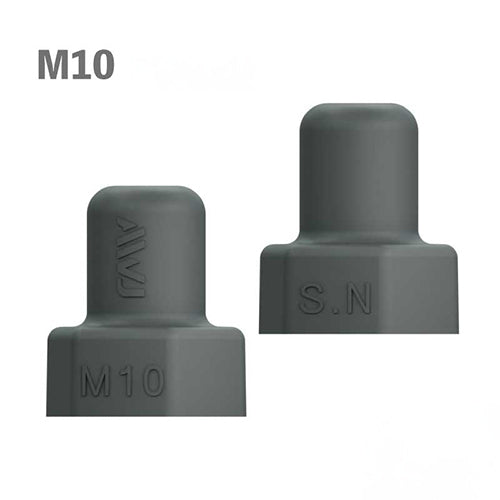 AWJ M10 ｼﾝﾝｸﾞﾙﾅｯﾄ用保護ｷｬｯﾌﾟ(ｴﾗｽﾄﾏｰ/ｸﾞﾚｰ/2個 EC30204-0010