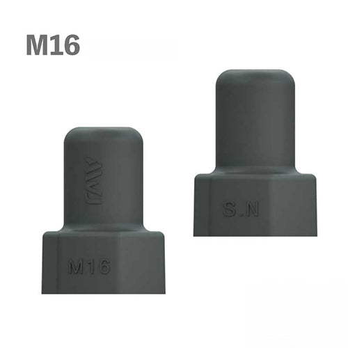 AWJ M16 ｼﾝﾝｸﾞﾙﾅｯﾄ用保護ｷｬｯﾌﾟ(ｴﾗｽﾄﾏｰ/ｸﾞﾚｰ/2個 EC30204-0016