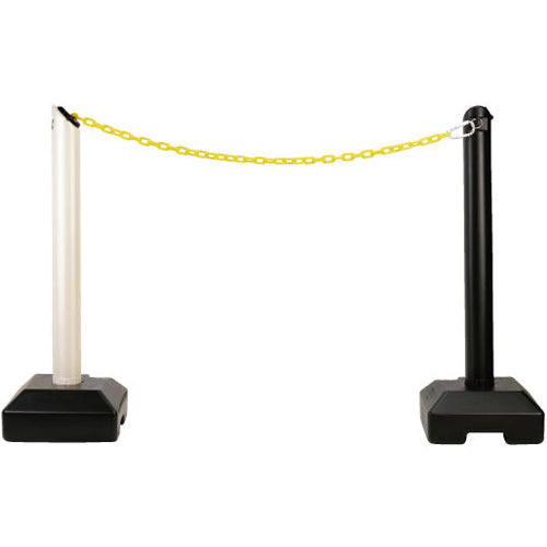 中発販売 300x300x872mm チェーンスタンド(チェーン内蔵/2本) BN-685YSTSET