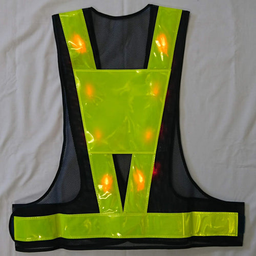 ESCO（エスコ） LED安全ベスト(紺/黄) EA983R-301