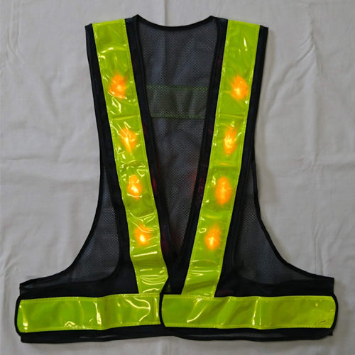 ESCO（エスコ） LED安全ベスト(紺/黄) EA983R-301