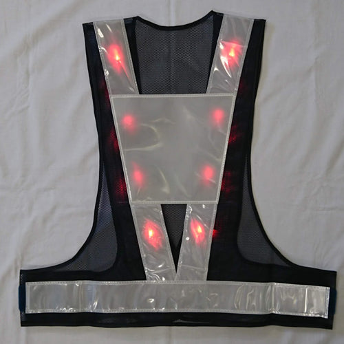 ESCO（エスコ） LED安全ベスト(紺/白) EA983R-302