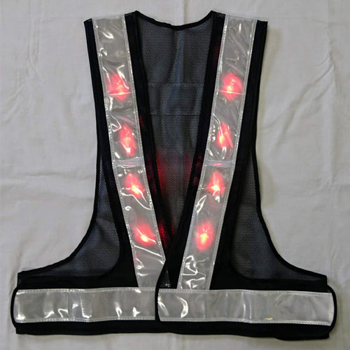 ESCO（エスコ） LED安全ベスト(紺/白) EA983R-302