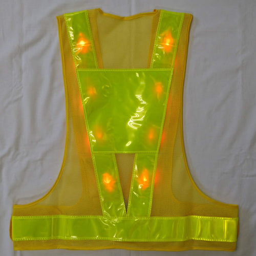 ESCO（エスコ） LED安全ベスト(黄/黄) EA983R-303