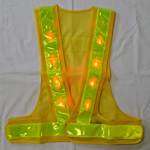 ESCO（エスコ） LED安全ベスト(黄/黄) EA983R-303