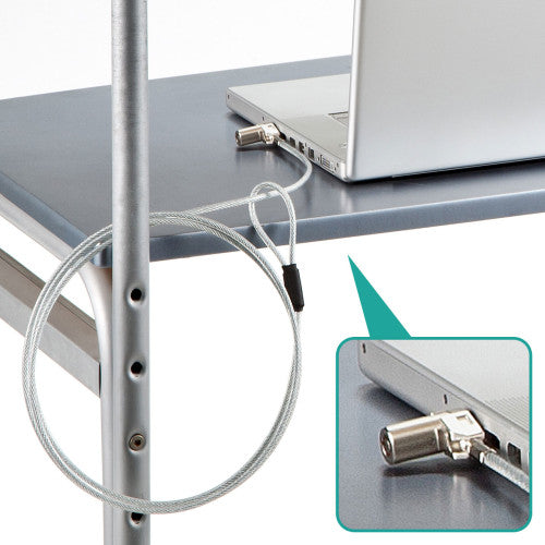 サンワサプライ φ4.4mmx2.0m  ﾊﾟｿｺﾝｾｷｭﾘﾃｨﾜｲﾔｰ(同一キー） SLE-25S-1