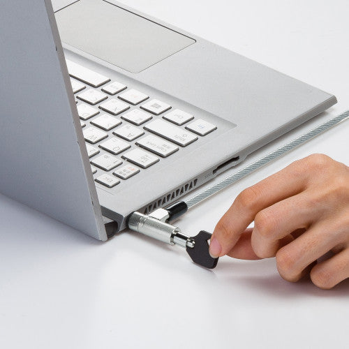 サンワサプライ φ4.5mmx1.8m  ｾｷｭﾘﾃｨﾜｲﾔ(Nano  Saver対応) SLE-91S-1