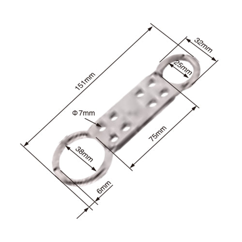 ESCO（エスコ） 25/38mm ダブルリングロックアウトハスプ EA983TW-231
