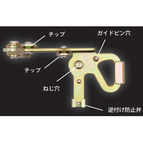 藤井電工 φ48.6mm ﾘﾝｸﾞ付ｸﾗﾝﾌﾟ(単管用/取付工具不要 TC-2