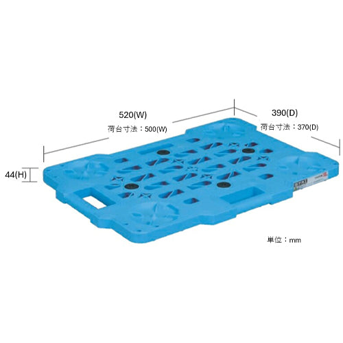 サカエ 520x390x44mm/100kg 物置ボード(10台) SCN-M400X