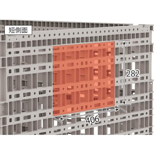三甲（サンコー） 1200x1020x950mm ﾒｯｼｭﾊﾟﾚｯﾄ(回転ﾌｫｰｸ対応) 803280