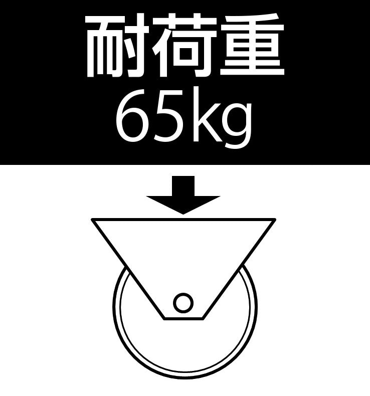 ESCO（エスコ） 100mm キャスター(自在金具/耐熱) EA986GL-11A
