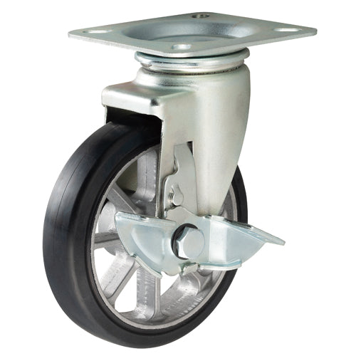 東正車輌（TOSEI） 150mm 牽引用ｷｬｽﾀ-(自在ｽﾄｯﾊﾟｰ付/軽量) VJ-150RAB-S