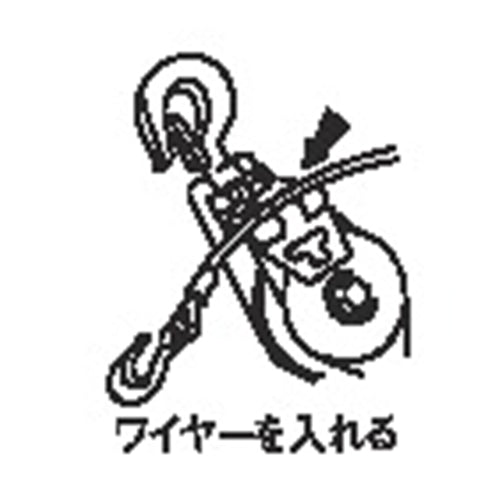 スリーエッチ 200mm 強力型滑車(2車) 200×2S