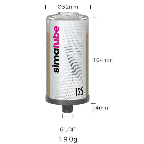 シマテック（simatec） 125ml 給油器用取替容器 SL00-125