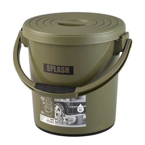 ESCO（エスコ） 329x300x293mm/11.7L バケツ(ﾓｽｸﾞﾘｰﾝ) EA991PD-40