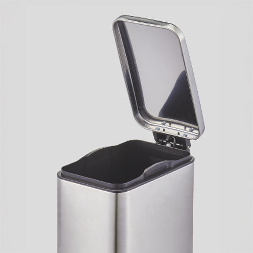 山崎産業（CONDOR） 6L ダストボックス(ﾍﾟﾀﾞﾙ開閉型･ｽﾃﾝﾚｽ製) DP-35L-SB