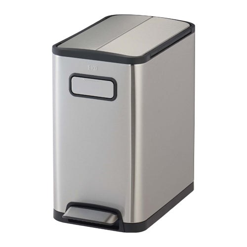 ESCO（エスコ） 20L ダストボックス(ﾍﾟﾀﾞﾙ開閉式/ｽﾃﾝﾚｽ製) EA995AA-93