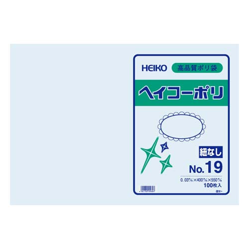 ESCO（エスコ） 400x550mm ポリ袋(100枚) EA995AG-79