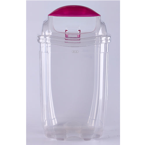 ESCO（エスコ） 90L 透明ダストボックス(一般用) EA995CA-20A